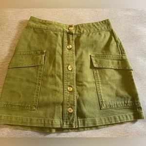 Urban outfitters BDG Khaki green denim skirt